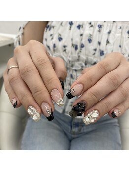 アンダーバーホワイト 大阪上本町店(_WHITE)/ワンホンネイル