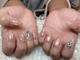 マグネット埋めつくしネイル