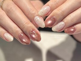 ニュアンスネイル:aoi