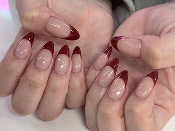 ウォルトウキョウ 池袋(WOL TOKYO)/王道バーチャルフレンチネイル