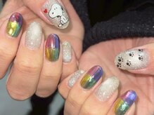 ゆびノさき/スヌーピーネイル