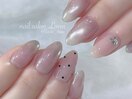 透明感マグネット×ドット