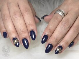 ゴールドネイル定額デザイン