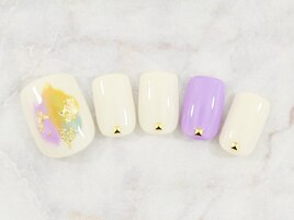 ぬりかけネイル