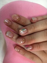 ネイルサロン パピリオ(Nail Salon papilio)/クリア×ニュアンスネイル☆