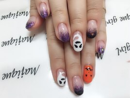 【ハロウィンネイル】