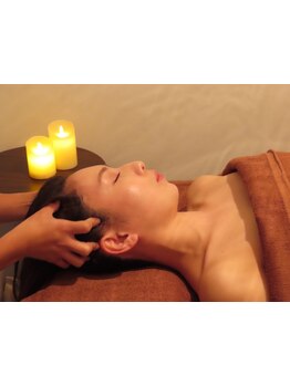 ヘッドスパで癒されたい