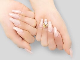 スカルプ(L)＆ビジューネイル★