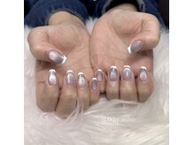 イロ バイ ミロク(ILO by miloc)/マグネットネイル×フレンチ