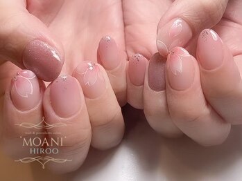 モアニ ヒロオ 恵比寿店(MOANI Hiroo)/ふんわり桜ネイル