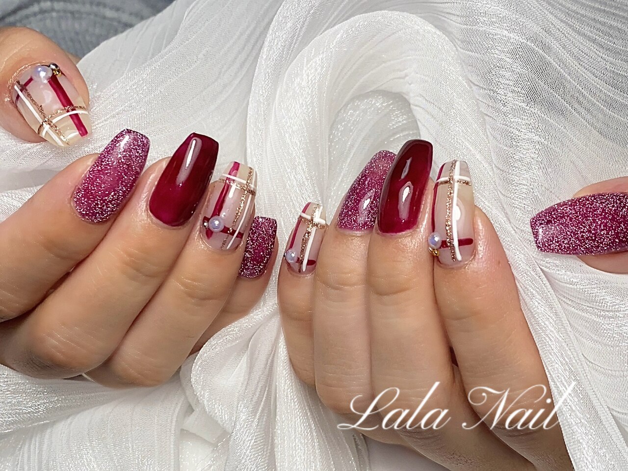 フラッシュネイル/フィルイン：PG013601464｜ララネイル(Lala Nail)の