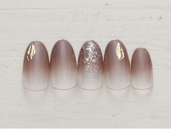 ネイルミックス 浦和店(Nail Mix)/グラデ×ミラーアート　4990円