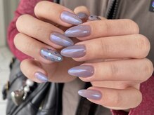 ロミー(Rommy)/yui指名　オーロラドットネイル