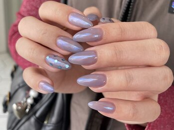 ロミー(Rommy)/yui指名 オーロラドットネイル