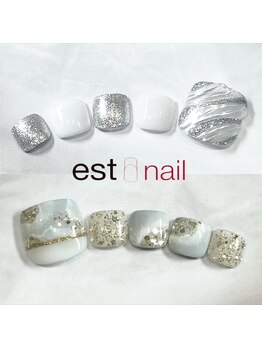 エストラッシュアンドネイル 銀座店(est lash&nail)の写真/【初回オフ無料!】足元から季節を楽しむ大人のフットネイル♪華やか.シンプル、トレンドデザインも＊銀座駅