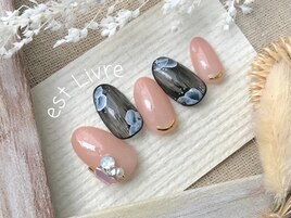 ビジュー＆フラワー