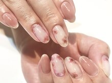 アイラッシュアンドネイル専門店 クラル(CURAR)/フラワーペイント