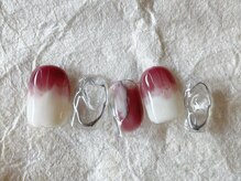 アイネイルズ 梅田店(I nails)/ピンク塗りかけシルバー¥7200