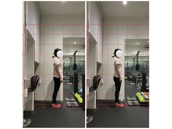 W2 馬車道/姿勢改善ビフォーアフター♪