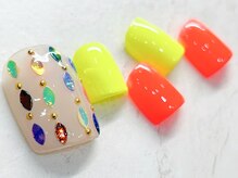 チェリーズネイル(Cherrys Nail)/カラフル ユニーク フットネイル