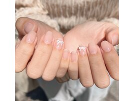 ～ベージュにリボンパーツ～