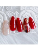 たゆ ネイル(たゆnail)/パラジェル赤べっ甲ネイル＊