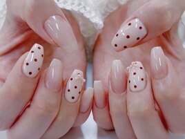 大人ガーリーなショコラドット