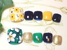 ネイルアンドアイラッシュ リラ 東三国店(Rela)/春から楽しむFOOT¥4800(オフ別)