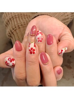 ペルシャ(Persian)/フラワーネイル