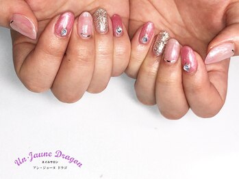 アン ジョーヌドラゴ/【自爪ネイル】ピンク春ネイル