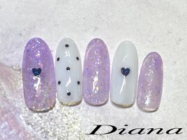 定額ネイル　6600円　B‐042