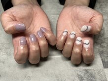 ジュリネイル(JULIE NAIL)/ぷっくりうねうねニュアンス