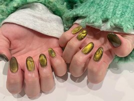 トレンド大理石ネイル黒ネイル
