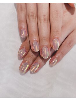 エムデコビューティ(M-DecoBeauty)/オーロラミラーネイル