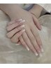 【美フォルム/フィルイン】ベイビーブーマー/フレンチネイル