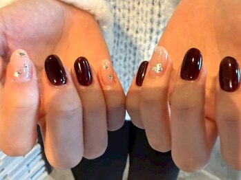 フリープ(freep)/ホイルアート/ボルドー/定額