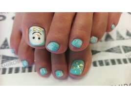 雪だるまアート