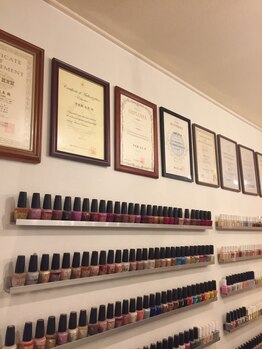 ネイルサロン ディアローグ(DIALOGUE)/店内風景です。