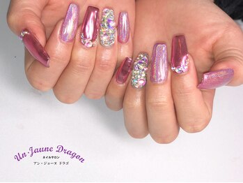 アン ジョーヌドラゴ/【ロングネイル】ピンクミラー