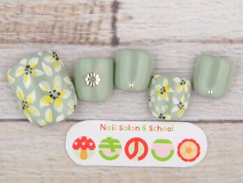 ネイルサロン きのこ/選べるフットデザインＭコース