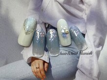 マニッシュ(Manish)/ブルー/マグ/オールシーズン