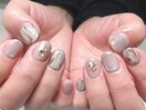 マグネット&ニュアンスネイル