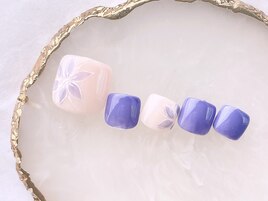 フラワーネイル￥7500