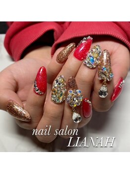 リアンナ アンド アイシンスタジオ &nbsp;甲府店(LIANAH&EYE SSIN STUDIO)/埋め尽くしネイル