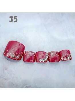 はあとねいる 町田店/フットネイル：No.35