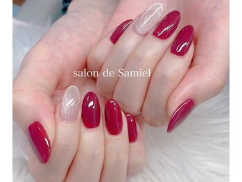 サロン ド サミエル 登戸(salon de Samiel)の写真/低価格×高品質が自慢のサロン！お好みの色にカラーチェンジＯＫ！