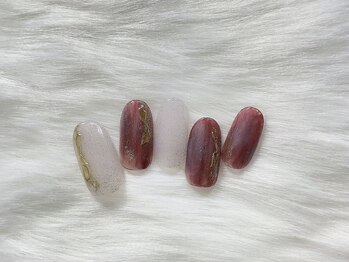 モンスリールネイル(Mon sourire nail)/【ハンド】定額アート8980円