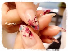 エリーネイル(ellie Nail)/flower/手書き