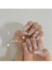 白グラデーション ¥7500＋追加