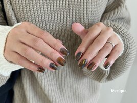 ニュアンス/冬ネイル/圓山